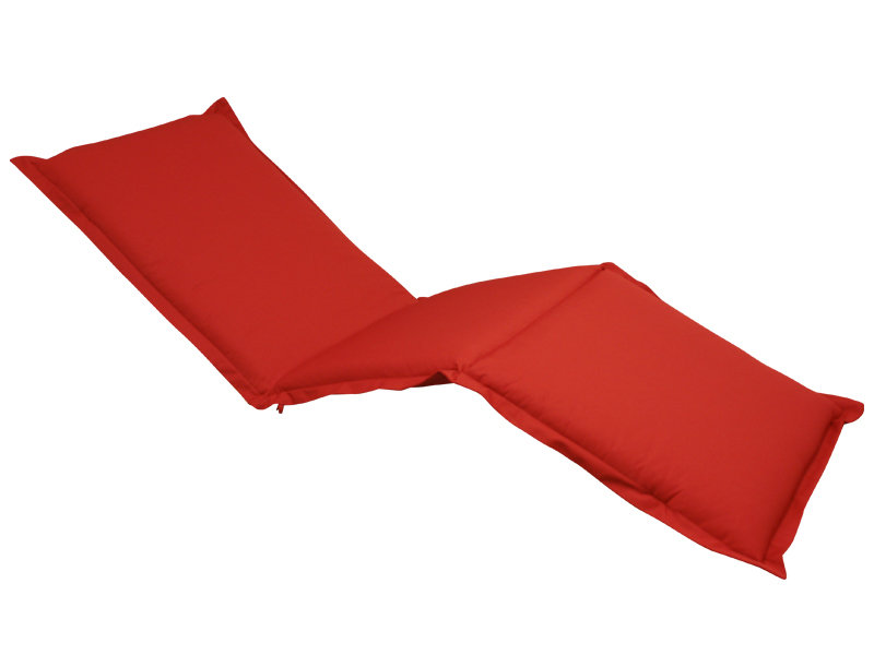 Afrin Lounger Cushion, Red, 9cm H x 62cm W x 195cm D