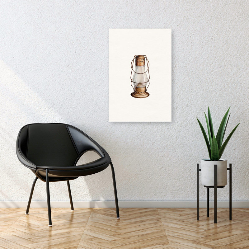 Lanterne rétro vintage, reproduction d'art murale rétro classique, 36" H x 24" W