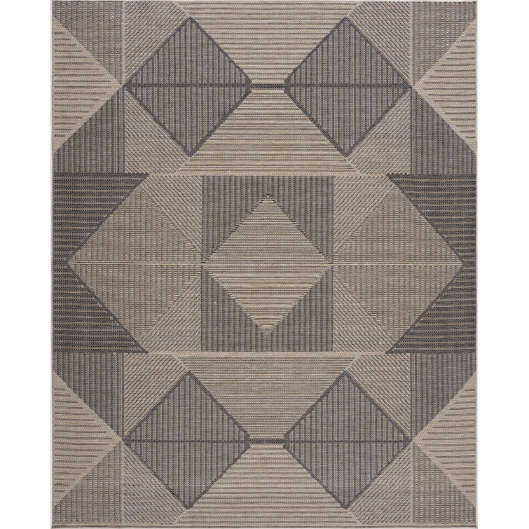 Geometric Indoor/Outdoor Area Rug