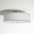 Berthine Linen Blend Semi Flush Mount-22524415-22524418