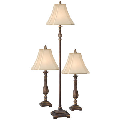 Ensemble de lampe de table et de plancher 3 pièces Westbrook
