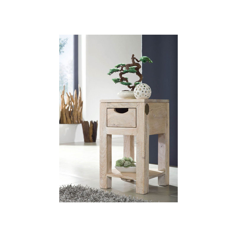 Nature Solid Wood End Table