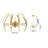Modern LED Round Gold Pendant-32309610
