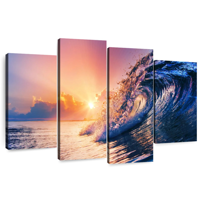 Sundown Ocean Wave