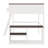 Loft Bed With Desk,Open Shelf And A Storage Box,USB Charging Station