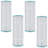 Hurricane Spa Filter Cartridge for or Pleatco PCC80 and Unicel C-7470 (4 Pack)