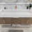 Glasgow 59'' Single Bathroom Vanity with Acrylic Top-953445988