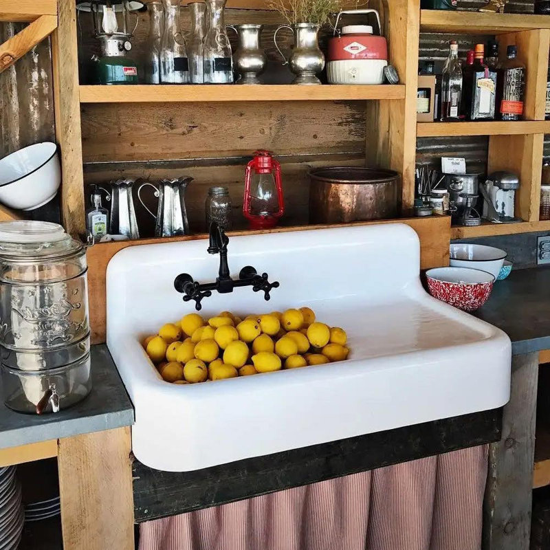 Évier de cuisine de ferme L 42 po x l 21 po Cora