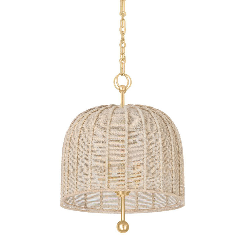 Lonnie Light Pendant, 20" H x 15.25" W x 15.25" D