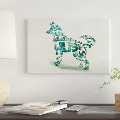 « sibérie husky » par ayse deniz akerman, reproduction d’impression sur toile tendue