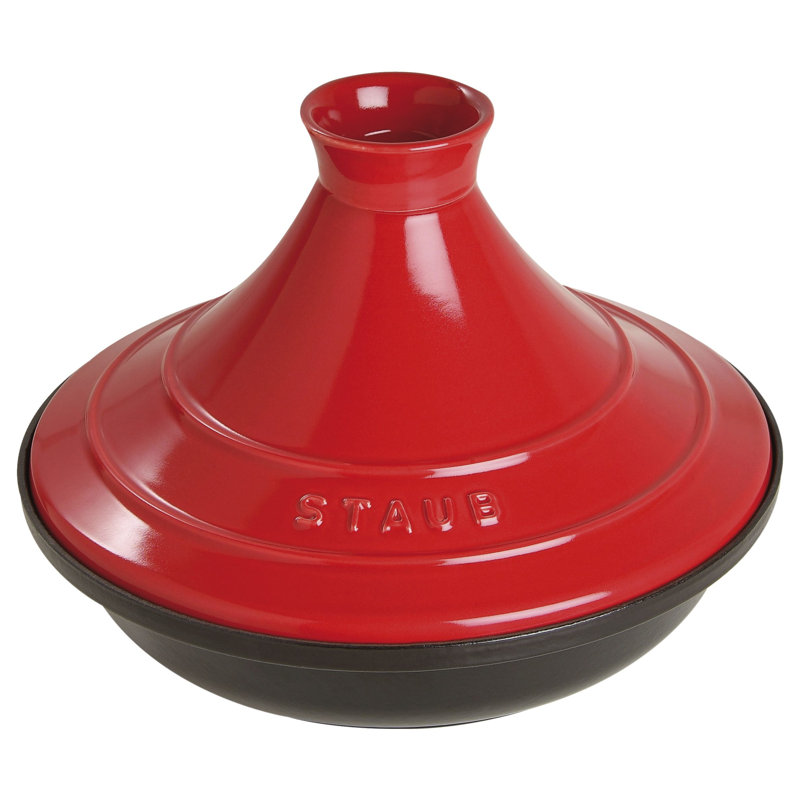 Tajine en fonte 28 cm Specialities, cerise