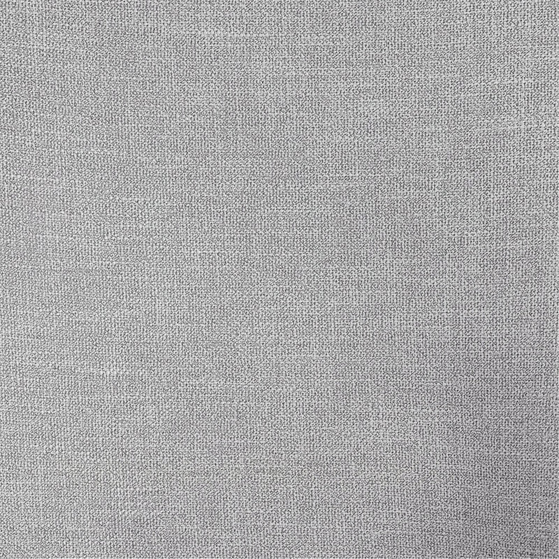 Ensemble de 2 chaises de salle à manger avec siège et dossier rembourrés en lin gris clair et chêne gris
