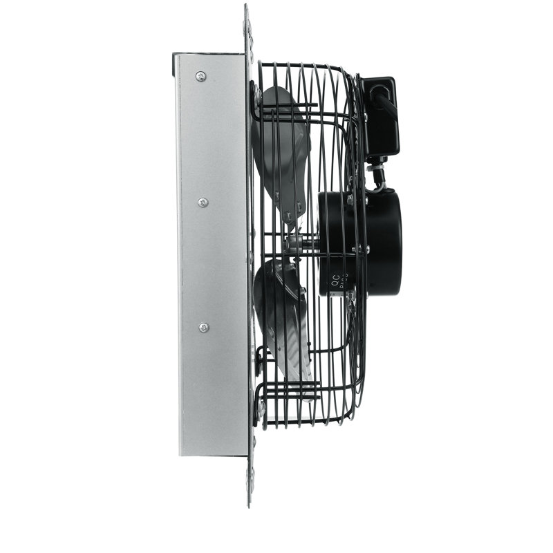 Ventilateur d'extraction mural en métal 1 pièce 10 pouces ventilateur argent 820 CFM