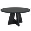 Table de salle à manger ronde 47,25 po en bois manufacturé-141678396