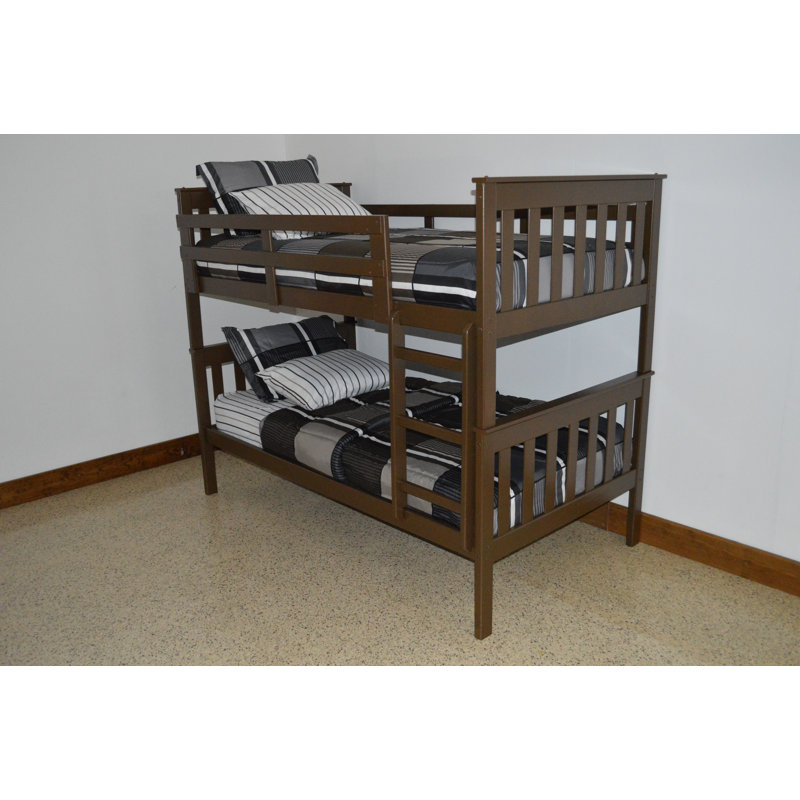 Swainsboro Kids Bunk Bed, Twin, Coffee
