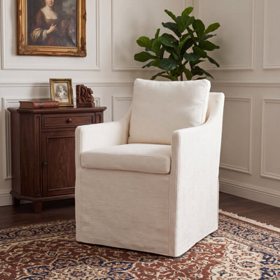 Chenille Upholstered Armchair