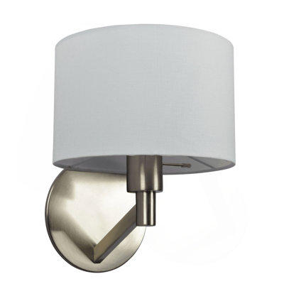 Lampe murale en nickel brossé Nebula