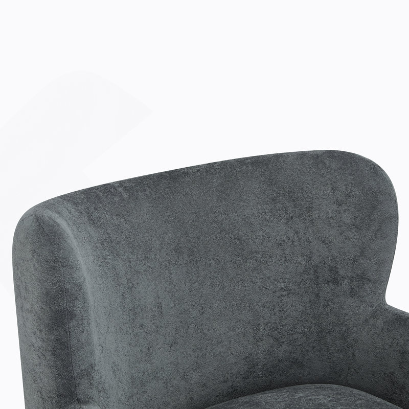 Fauteuil à oreilles Lucia, Gris matinal