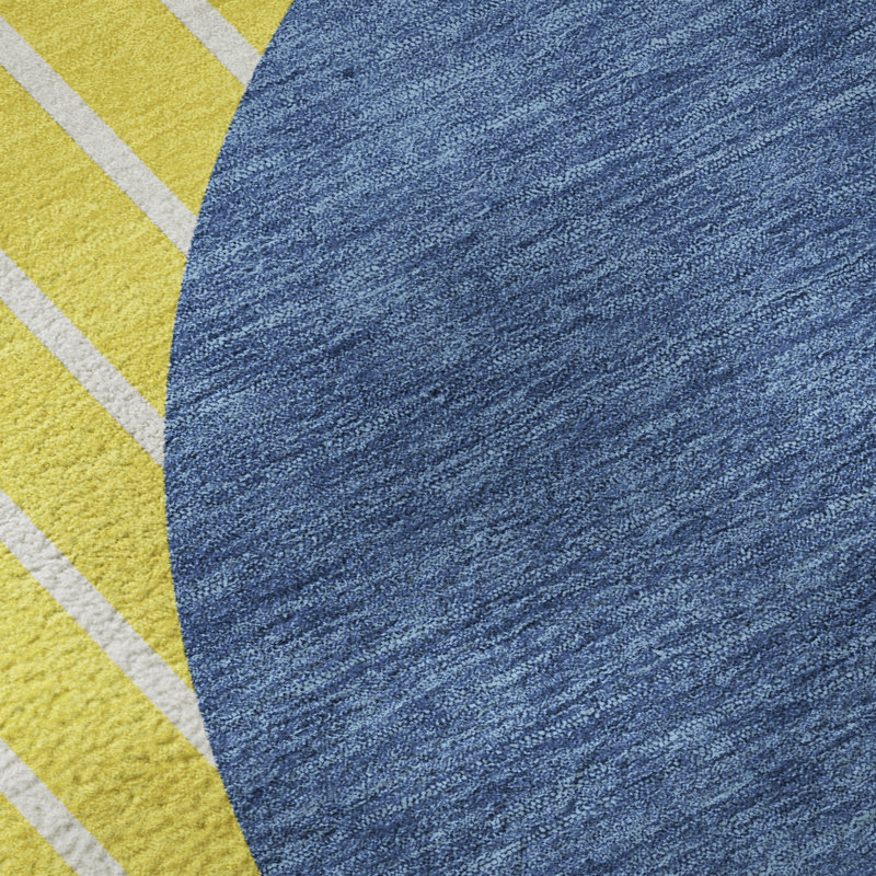 Premium Machine Washable Naglee AMF994 Stripes Rug, Rectangle 10' x 14'