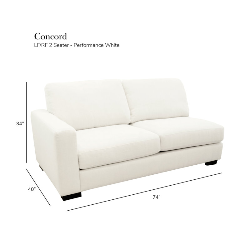 Canapé modulaire 2 pièces Modern Sofa