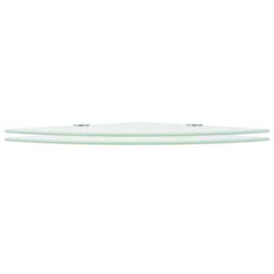 Mysha 2 Piece Glass Corner Shelf