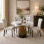 37'' H Linen Upholstered Parsons Chair