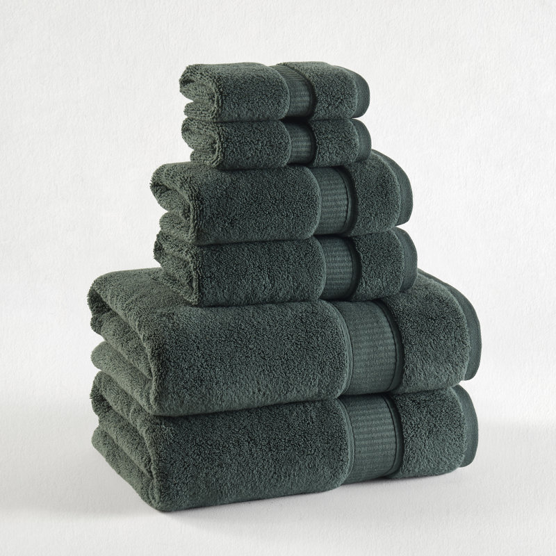 Belmore - Towel 6Pc. Towel Set, Seaweed