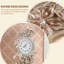 Horloge sur pied ornée de volutes florales