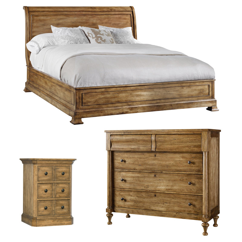 Archivist Sleigh Configurable Bedroom Set