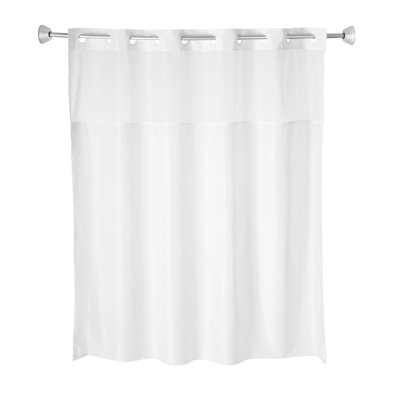 HOOK FREE SHOWER CURTAIN-71X77