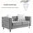 Eghosa 59.84'' Velvet Sofa-1305079493