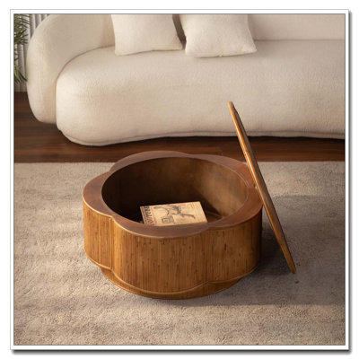 Coffee Table with Lift-Off Lid Storage