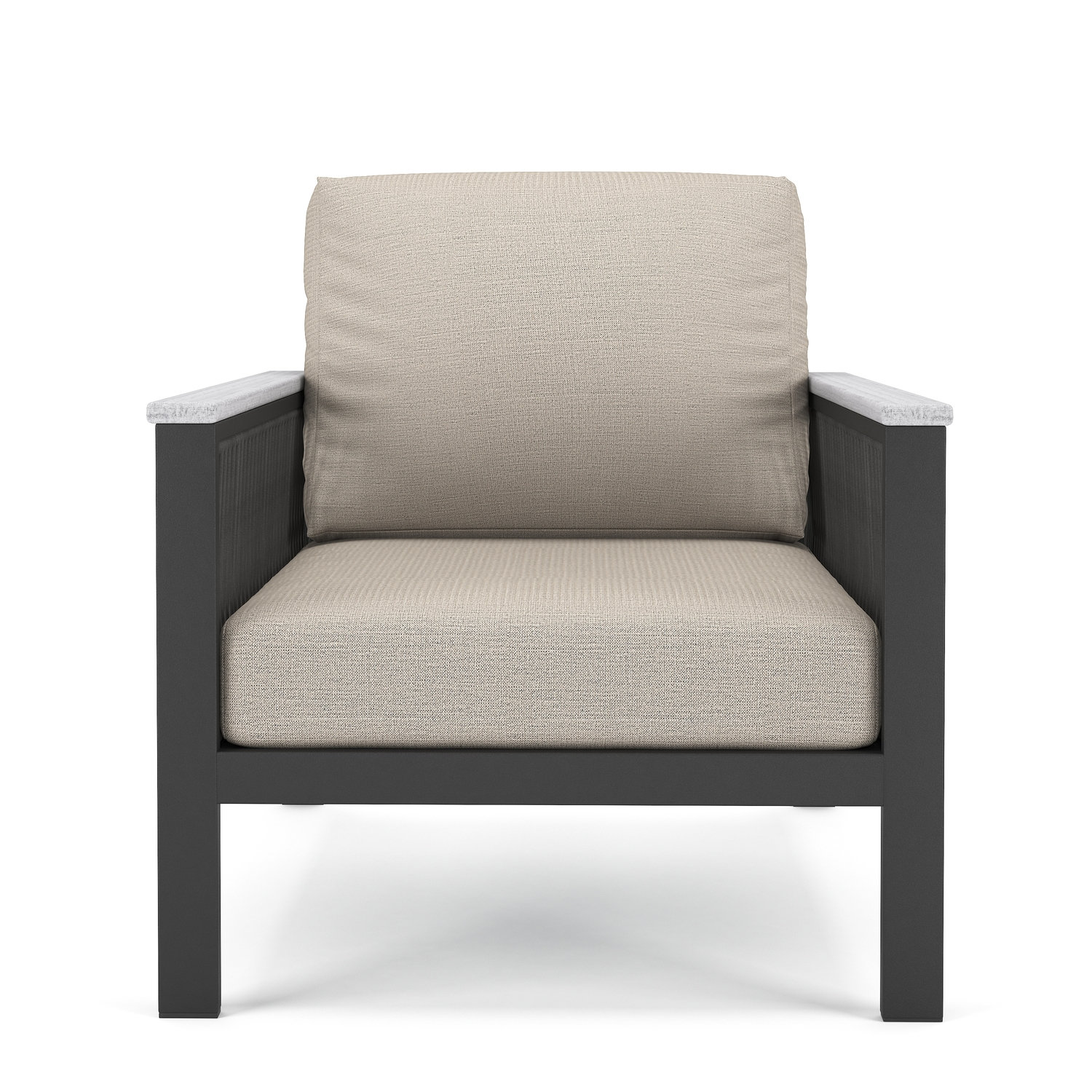 Townsend Sunbrella® Patio Lounge Chair, Cast Silver Sunbrella®