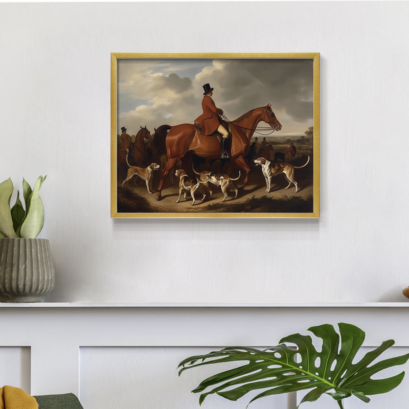 Wildlife Series-LXV -Framed Print - Restickable, 8" H x 10" W, Gold