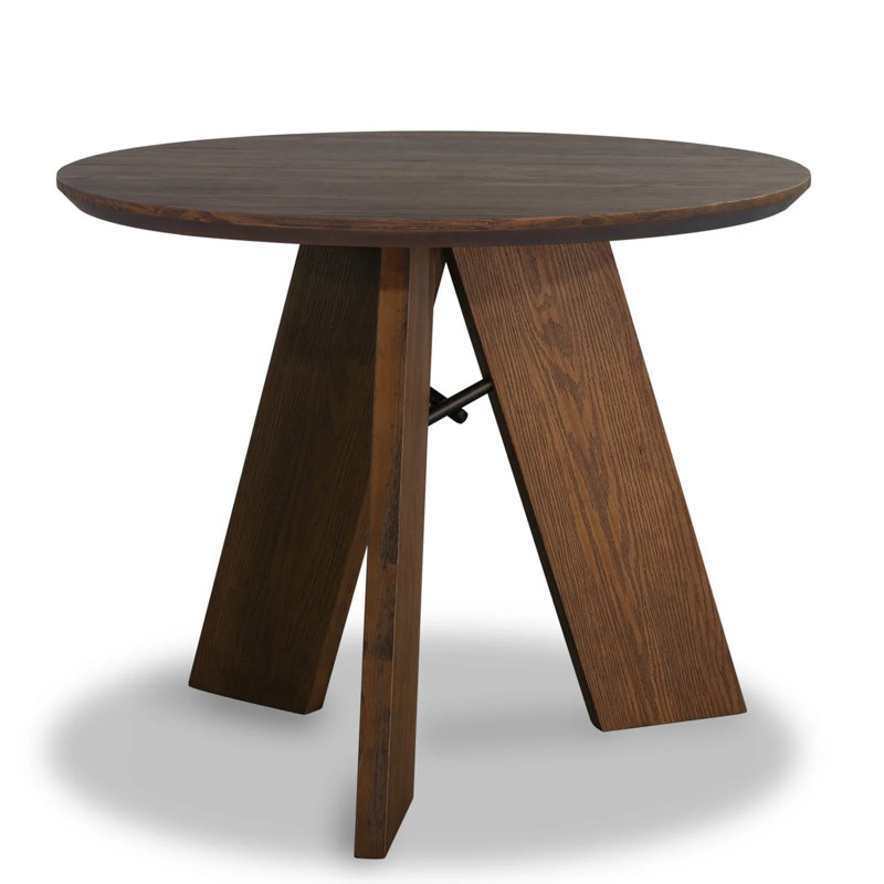 Table de salle à manger Cascais, H 30 po x L 36 po x l 36 po, Chêne brun