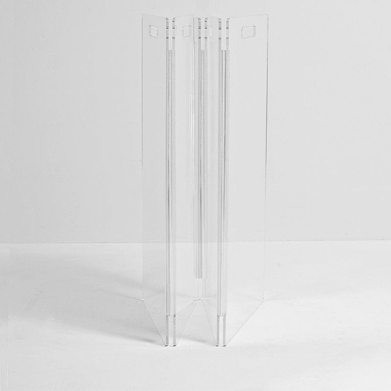 Clear Zig Zag Pet Gate, 4-Panel, 30" H x 60" W x 0.25" D