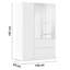 Wardrobe with hinged door wardrobe with drawers and push-to-open function, MADE IN GERMANY-104828580