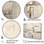 Gros plan sur une porte de grange beige - Grange_106689-1903145422-1903145421