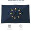 Grande table d'extérieur bleue 6,5 'x 10' avec manivelle, contrôle d'inclinaison et protection rectangulaire 50+, bouton-poussoir indolore