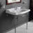Whitehaus Collection 35" Large Rectangular Wall Mount Console Sink With Front Towel Bar-50273523