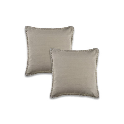 Housse de coussin 100% coton 
