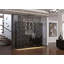Porte-verres mural en métal noir mat 4 verres Indurial - 13 po de largeur-129179401-24386097