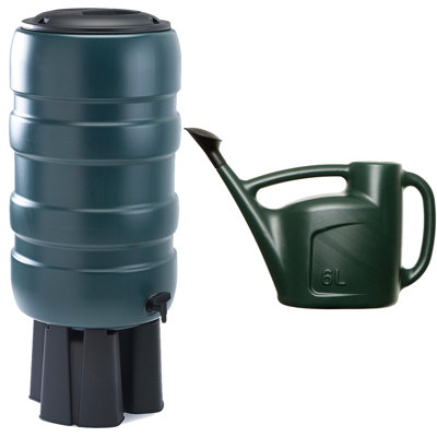 Whitefurze Weather Resistant Plastic Rain Barrel