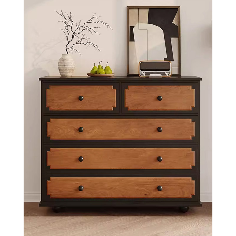 Commode d'appoint rétro grande capacité simple