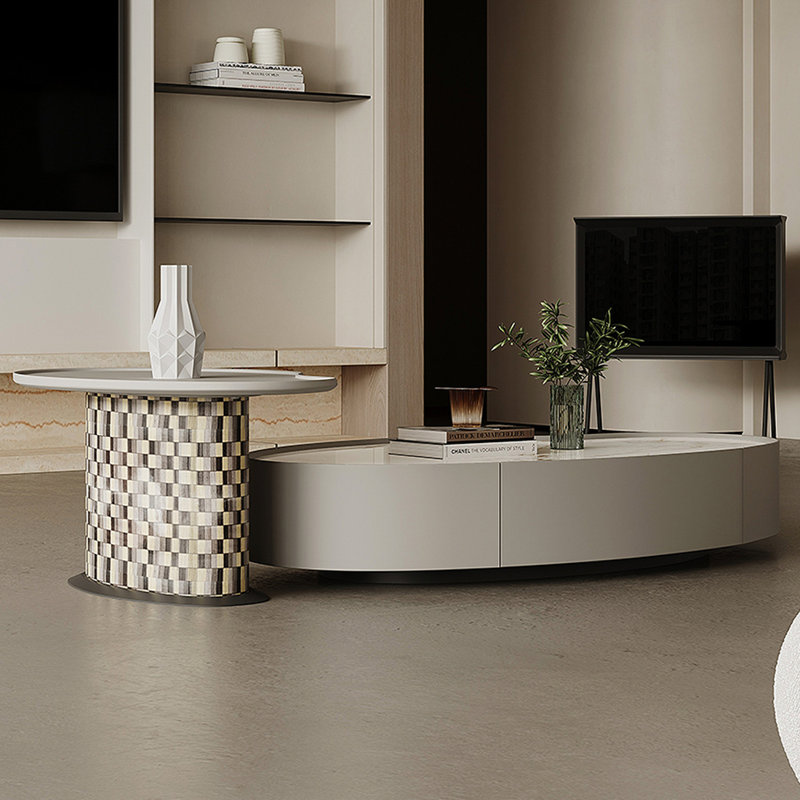 Ensemble de tables basses simples et modernes