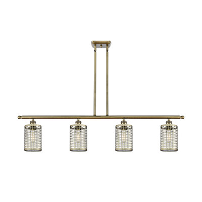 Luminaire suspendu cylindrique à 4 lumières Peraza