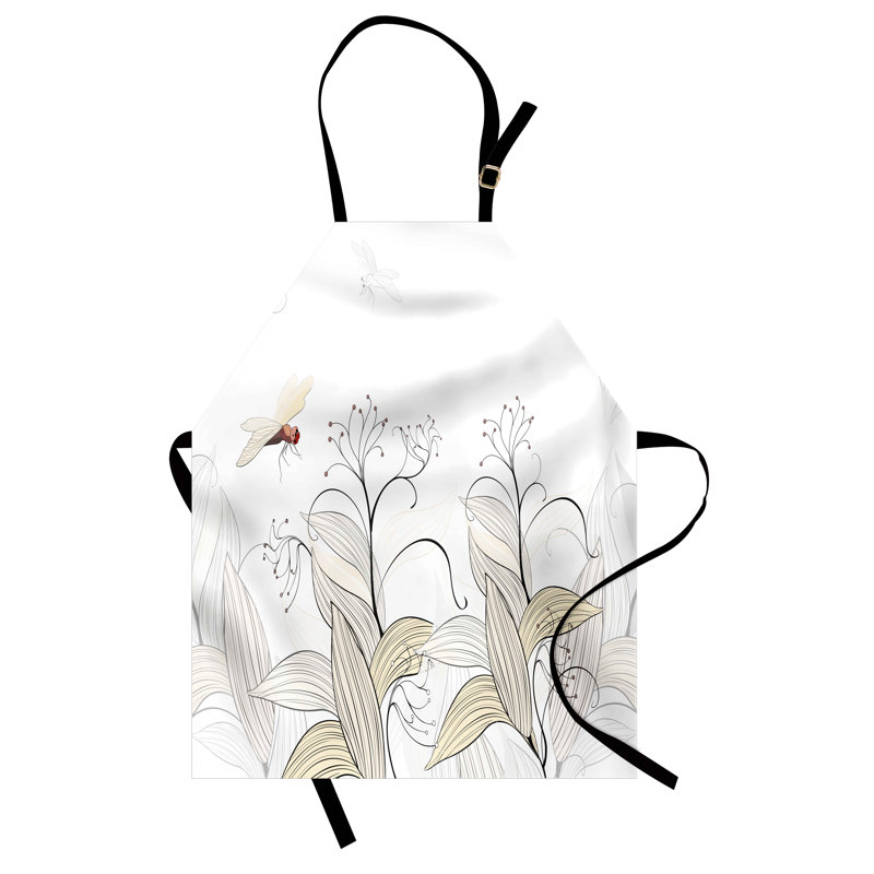 No Pattern Bib Apron