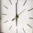 Modern & Contemporary Quartz movement / Crystal Tabletop Clock in Black Brown Wood