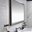 Miroir de salle de bain 72 x 48 pouces à DEL avec cadre en aluminium, miroir de meuble-lavabo mural, anti-buée, mémoire, 3 couleurs, réglable en continu-561182781