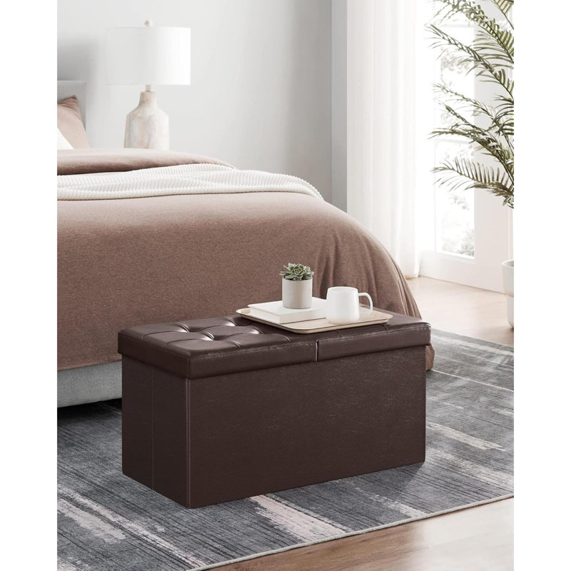Banc de rangement avec repose-pieds MAZIE Collection
